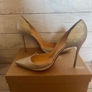 Christian Louboutin IRIZA 100 glitter mini